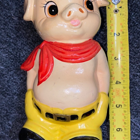 Vintage Standing Pig "Fill My Tummy with Money" Piggy Coin Bank 50’s  HH01 - Picture 1 of 6